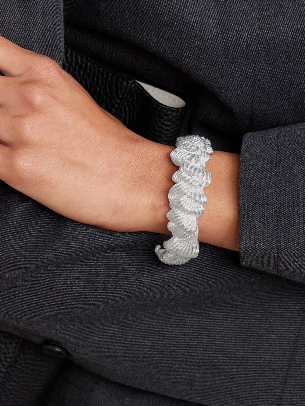 Completedworks Silver-plated Cuff, styled view