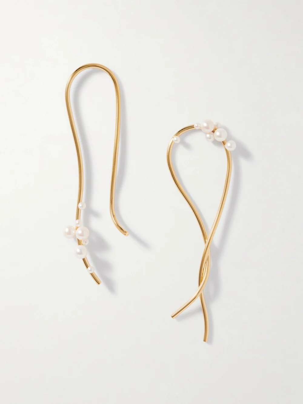 Completedworks Wild Relatives Gold Vermeil Pearl Earrings