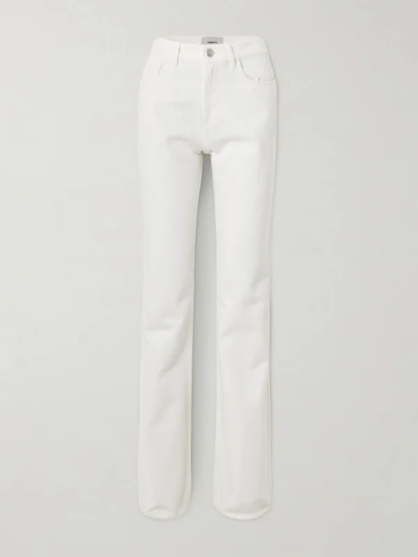 Coperni Embellished High-rise Straight-leg Jeans
