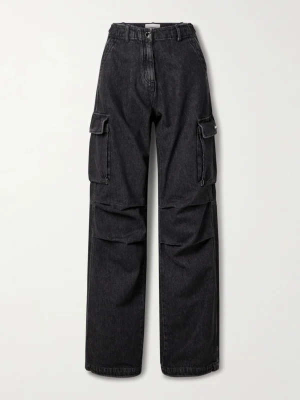 Coperni High-rise Wide-leg Cargo Jeans