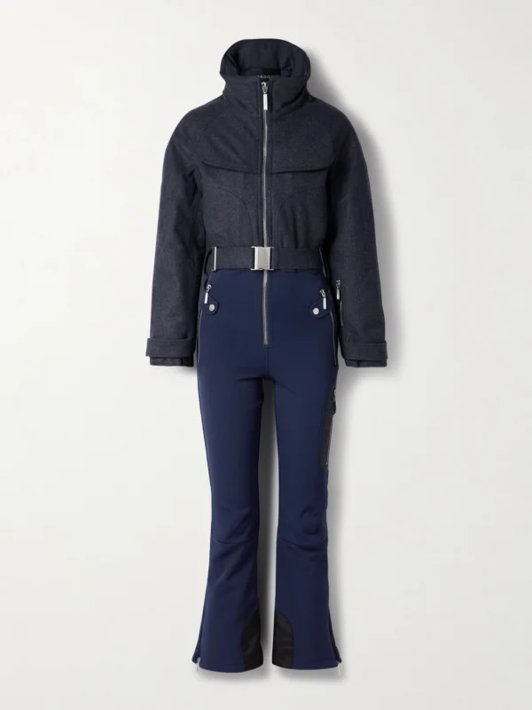 Cordova Eiger Belted Wool-blend and Twill Ski Suit