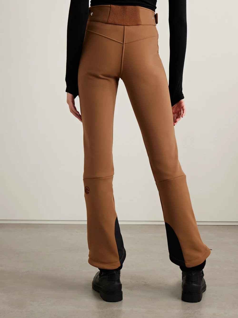 Back view of the Cordova Saint Moritz Stretch Tech-jersey Flared Ski Pants