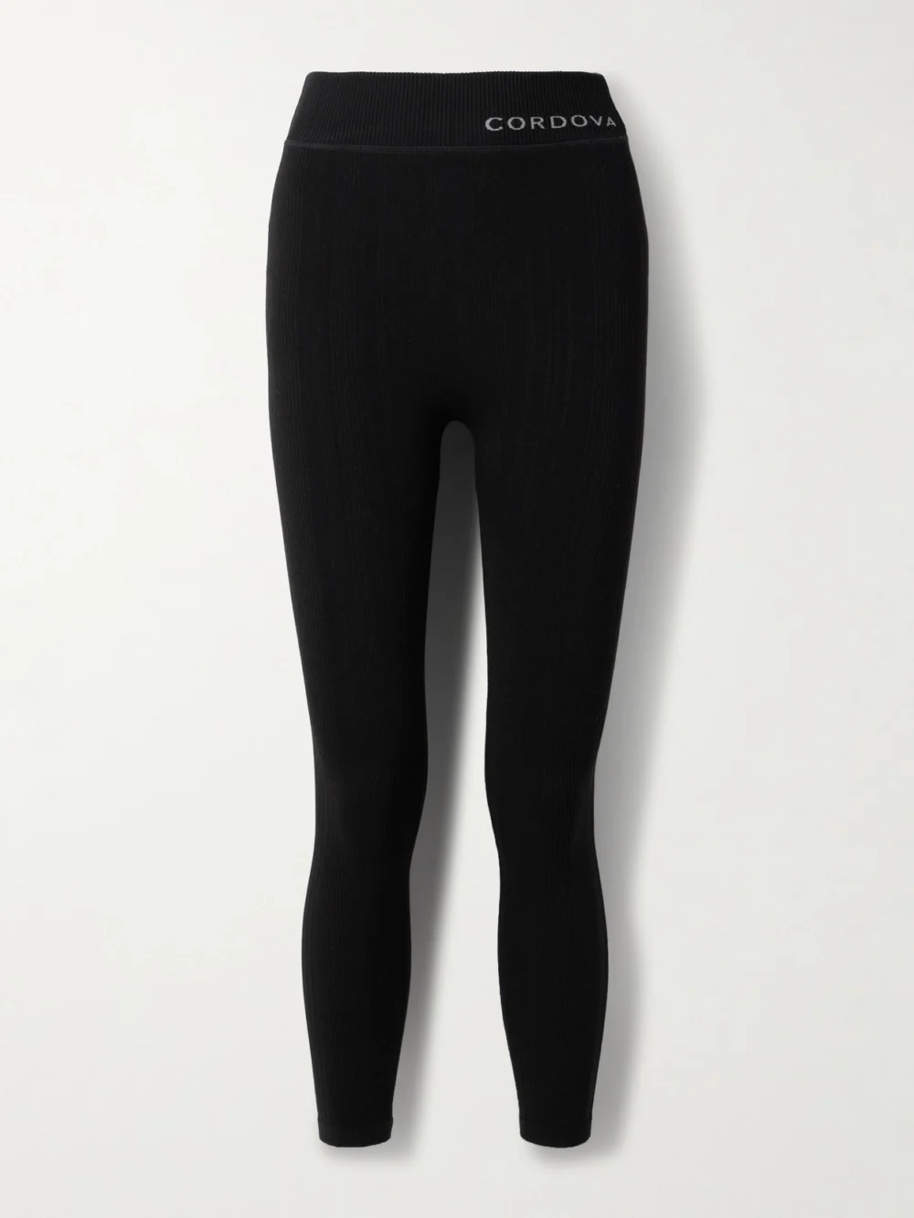 Cordova Sol Ribbed-knit Leggings in black