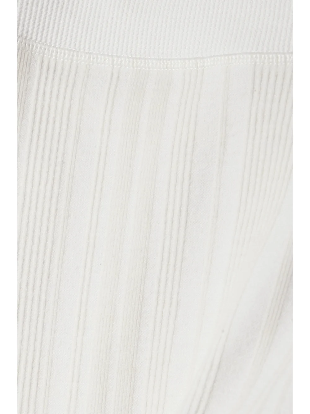 Close-up detail of the Cordova Sol Ribbed Stretch-jersey Leggings