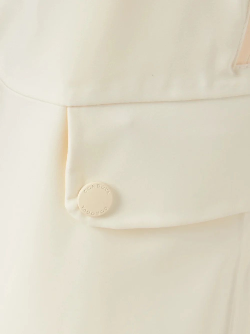 Close-up detail of the Cordova Zurs Straight-leg Ski Pants