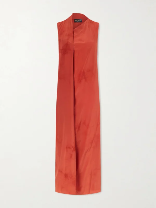 Cortana Estela One-shoulder Silk-chiffon Maxi Dress