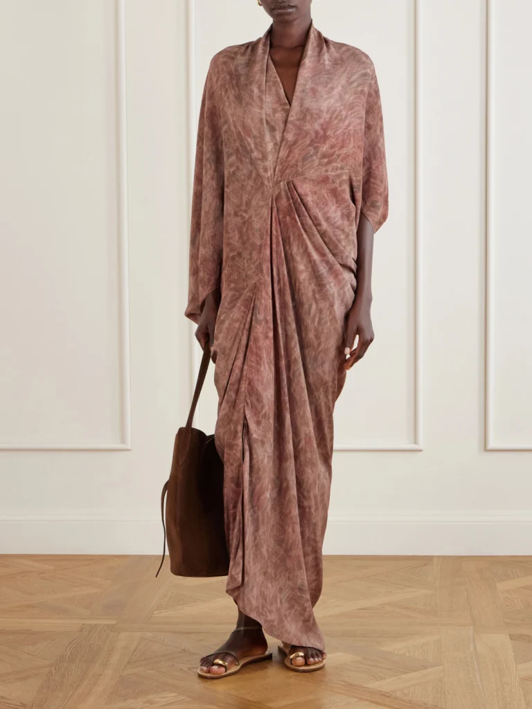 Cortana Mayu Satin Maxi Dress