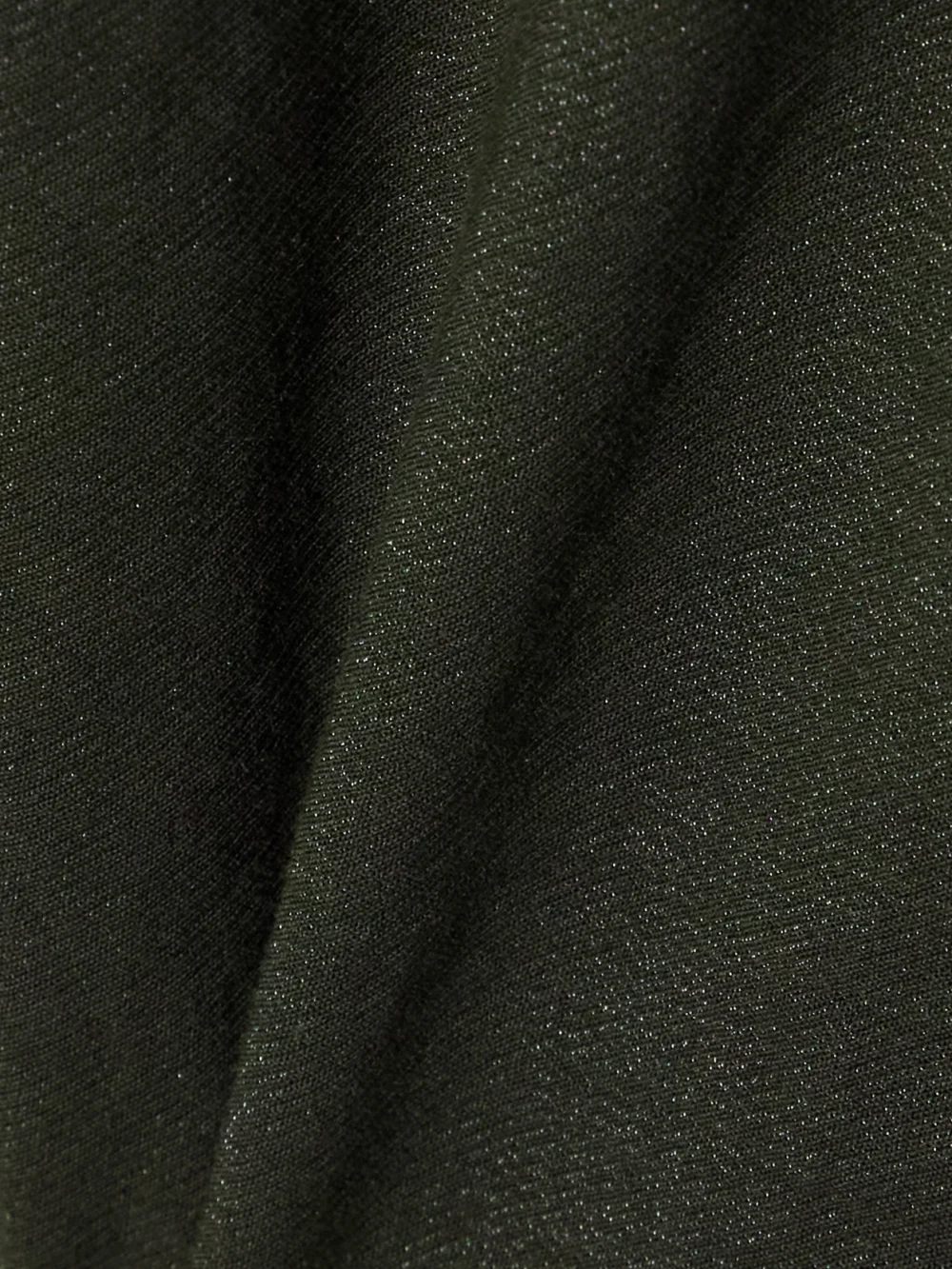 Close-up detail of the Cortana Turmalina Metallic Cotton-blend Wide-leg Pants