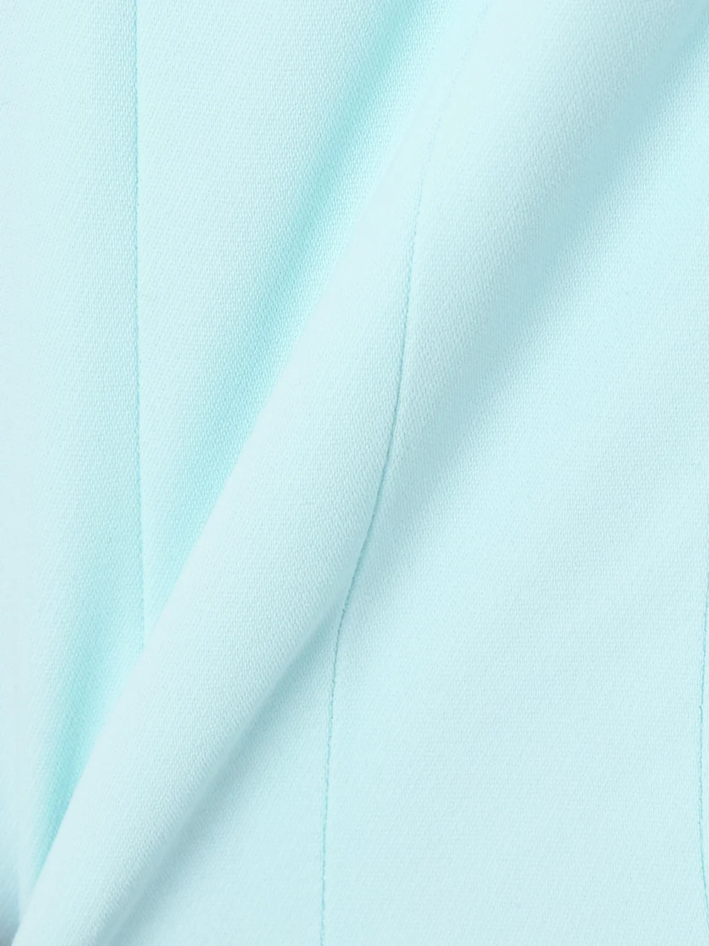 Close-up detail of the Costarellos Aldina Strapless Pleated Crystal-embellished Crepe Midi Dress