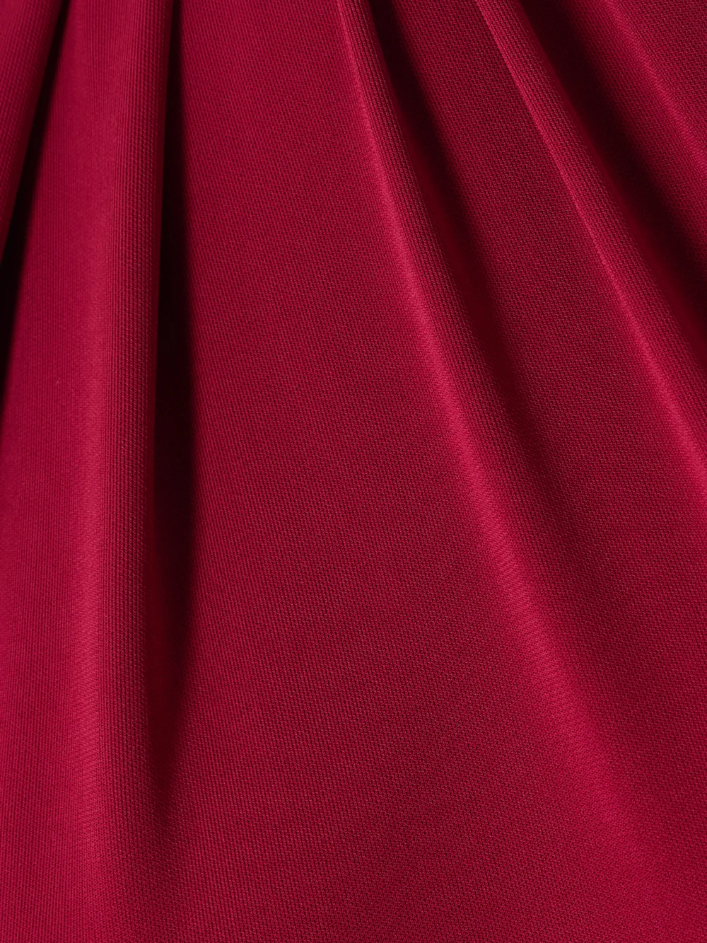 Close-up detail of the Courrèges Cutout One-sleeve Crepe-jersey Midi Dress