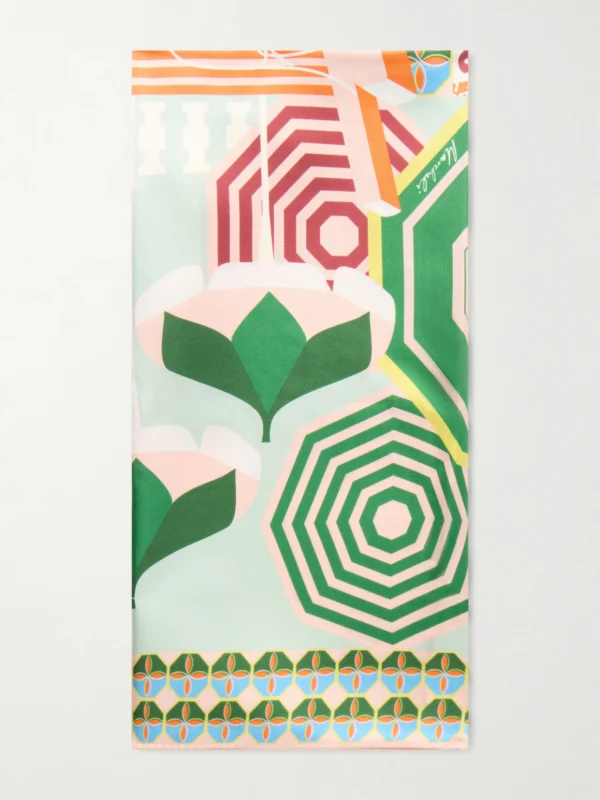 Cristiano Marcheli Alessandra Printed Silk-twill Scarf