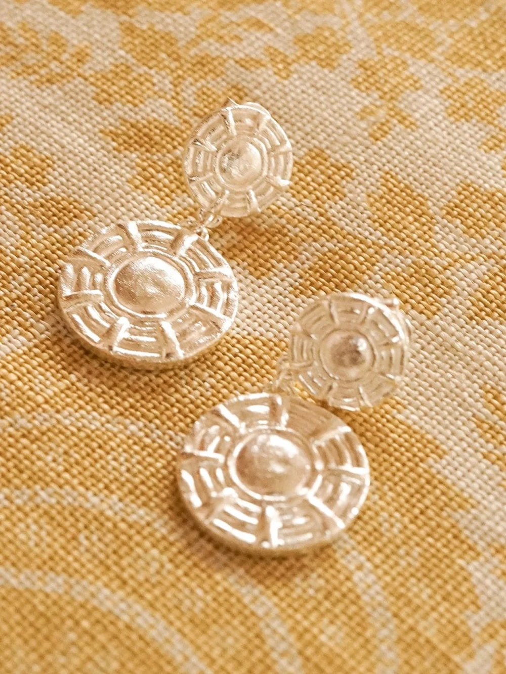 Daisy London Apollo Earrings & Pendant Necklace Layering Set Sterling Silver, view 3