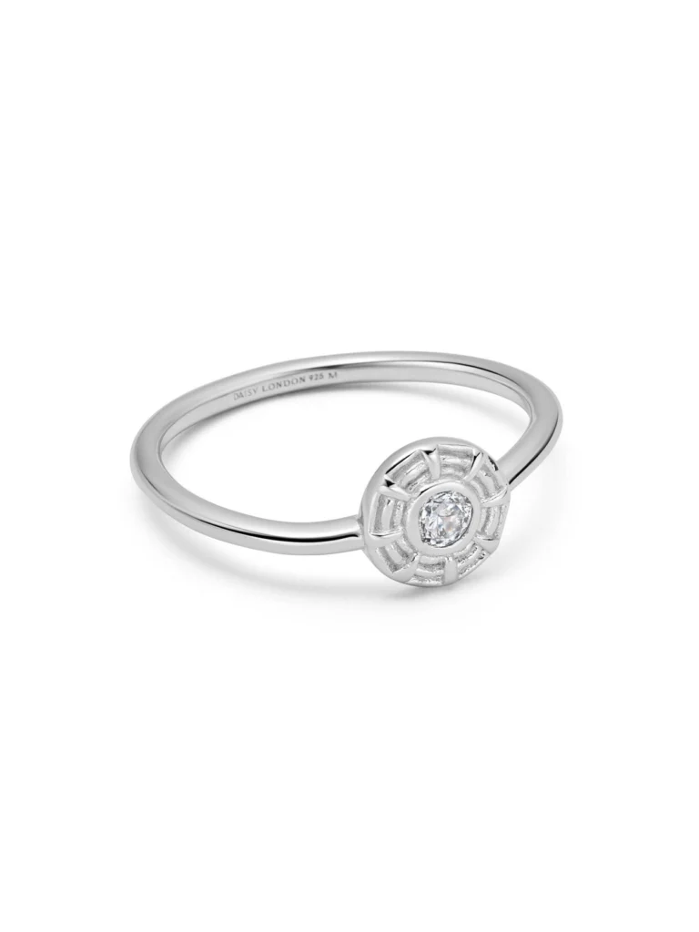 Daisy London Apollo Sparkle Ring Sterling Silver