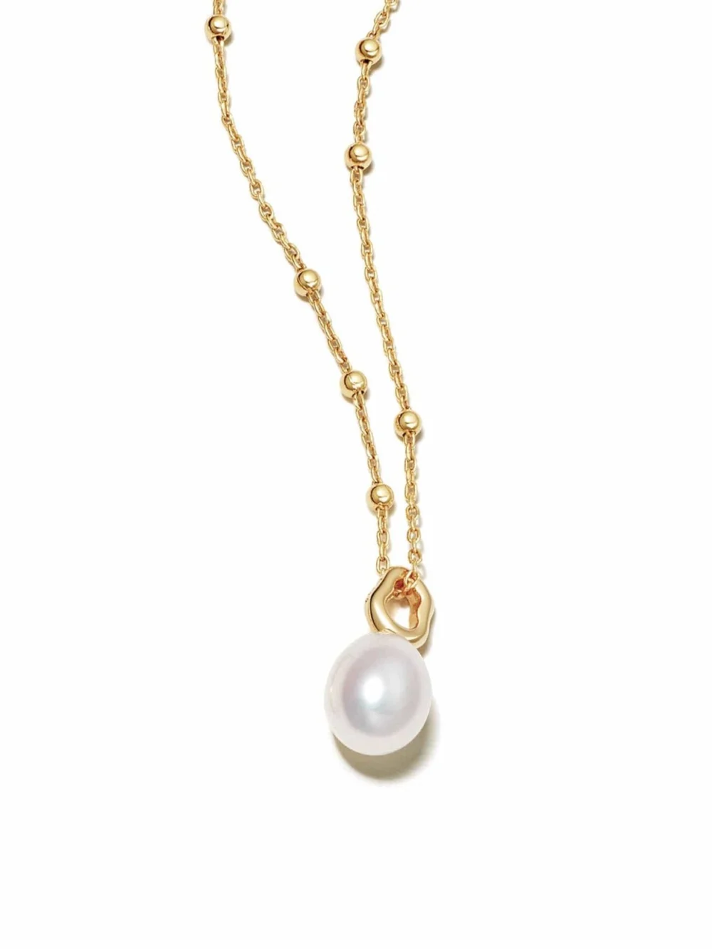 Daisy London Baroque Pearl Pendant Necklace 18ct Gold Plate