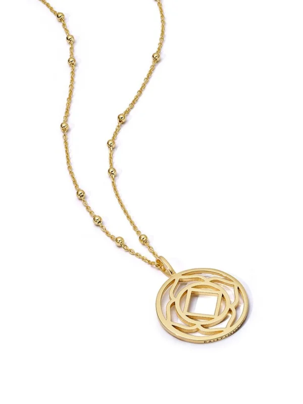 Daisy London Base Chakra Necklace 18ct Gold Plate