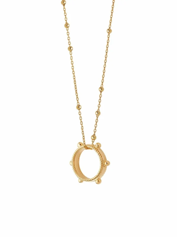 Daisy London Bobble Eternity Necklace 18ct Gold Plate