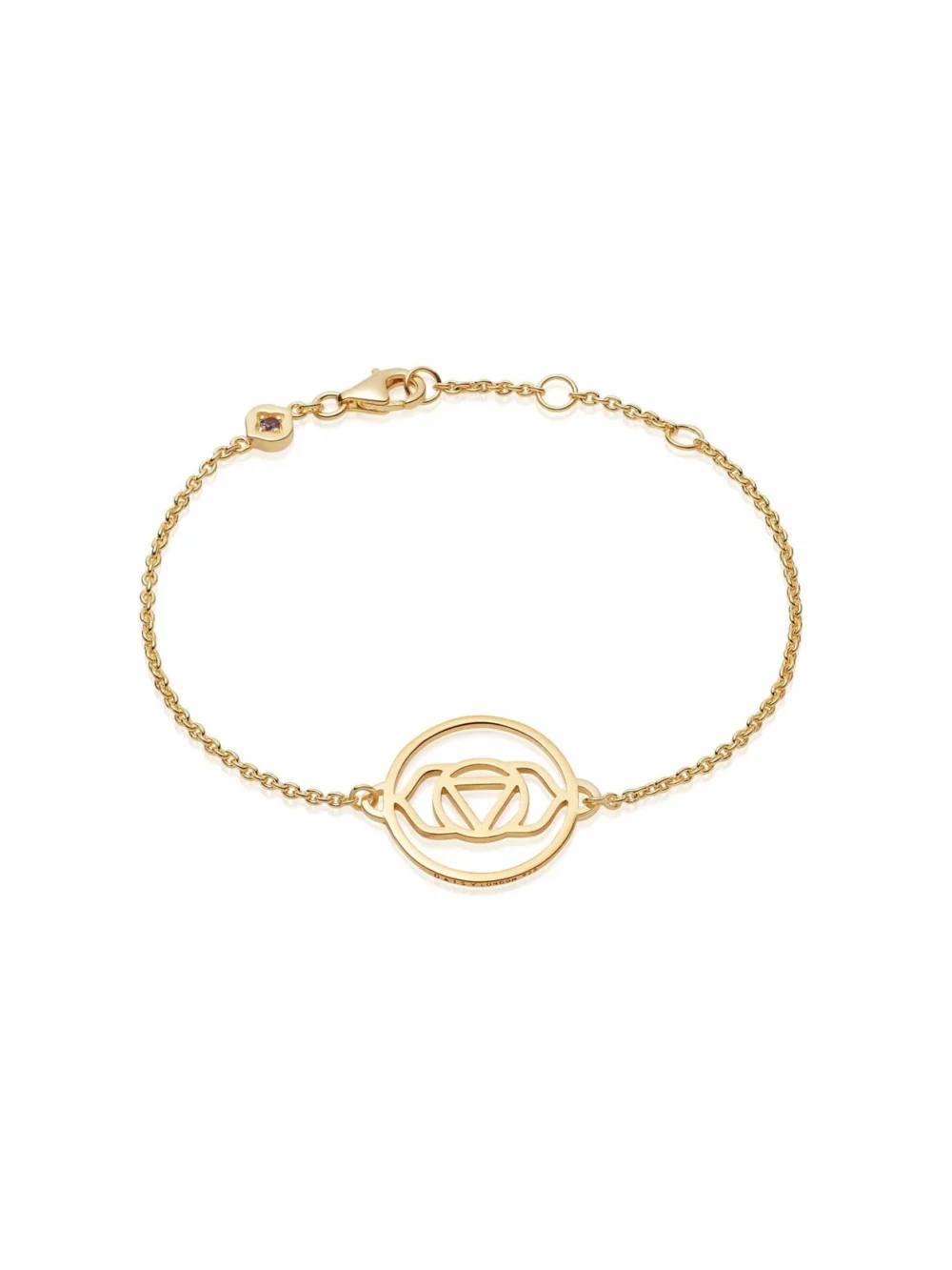 Daisy London Brow Chakra Chain Bracelet 18ct Gold Plate