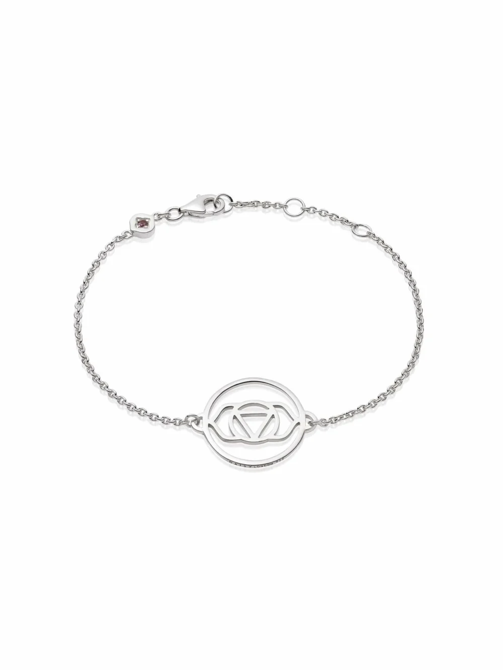 Daisy London Chakra Bracelet Sterling Silver, view 4