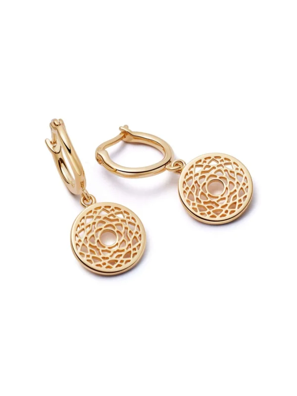 Daisy London Chakra Earrings 18ct Gold Plate