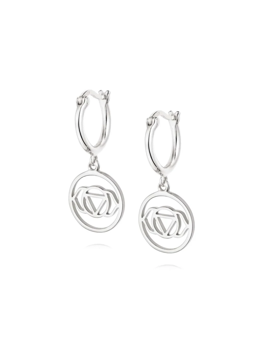 Daisy London Chakra Earrings Sterling Silver, view 5