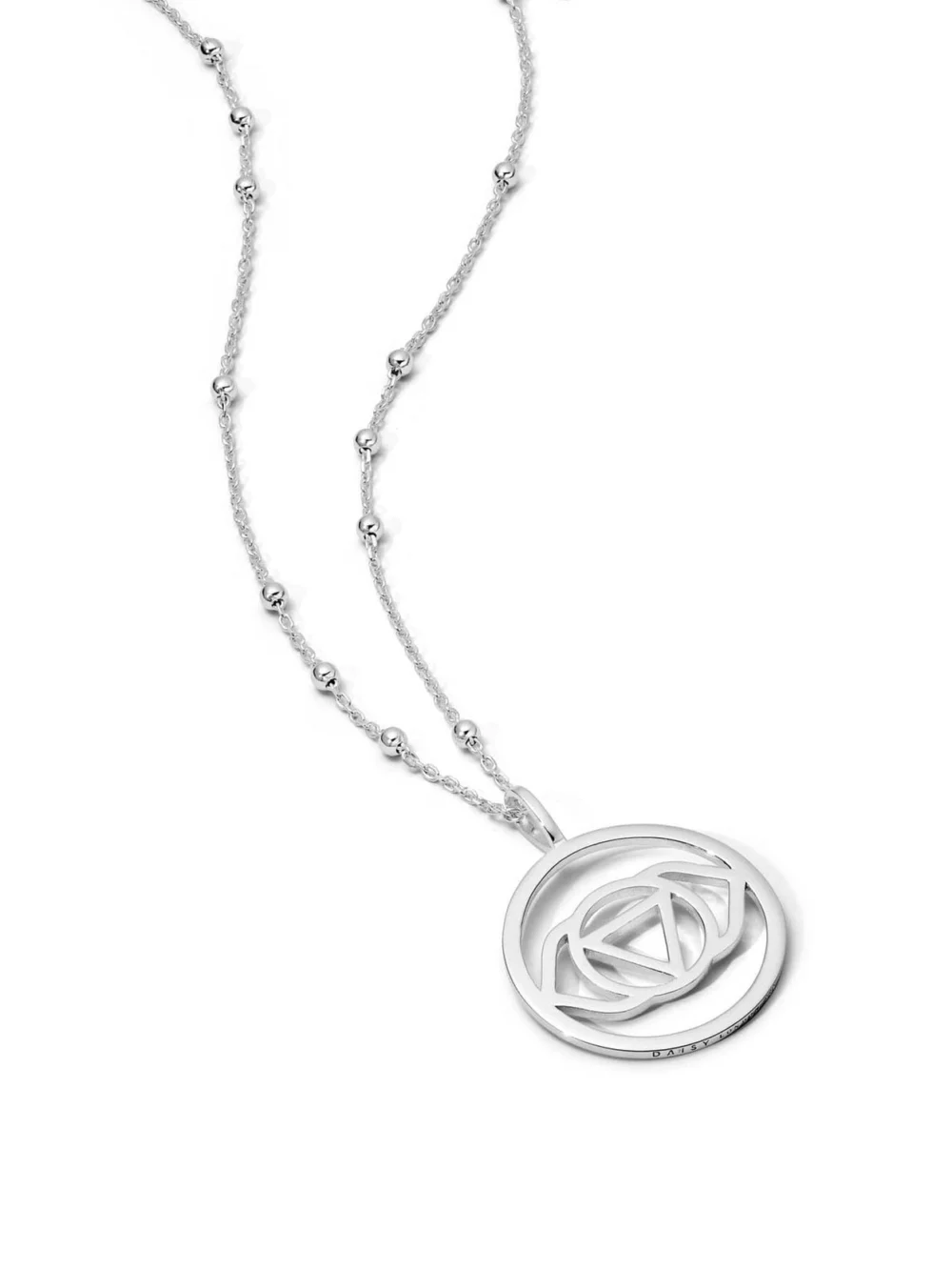 Daisy London Chakra Necklace Sterling Silver, view 6