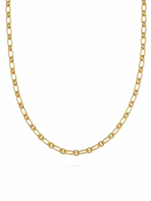 Daisy London Chunky Linked Chain Necklace 18ct Gold Plate