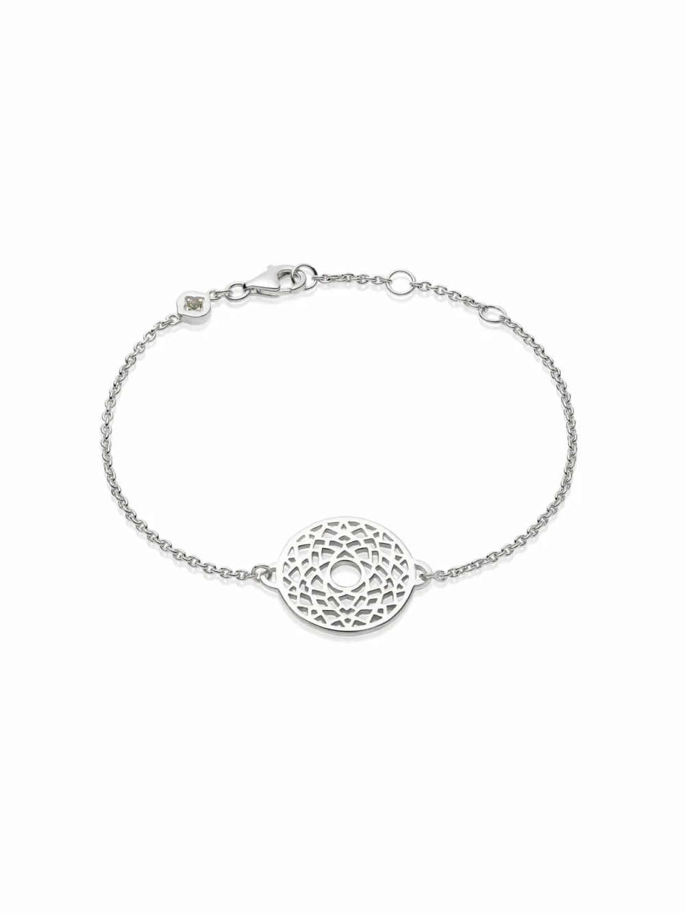 Daisy London Crown Chakra Chain Bracelet Sterling Silver