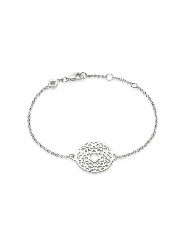 Daisy London Crown Chakra Chain Bracelet Sterling Silver