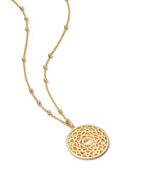Daisy London Crown Chakra Necklace 18ct Gold Plate