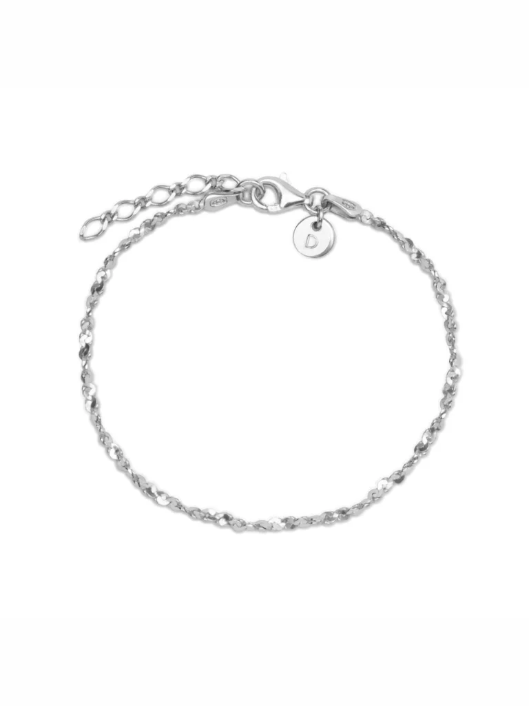 Daisy London Curb Lightweight Chain Bracelet Sterling Silver
