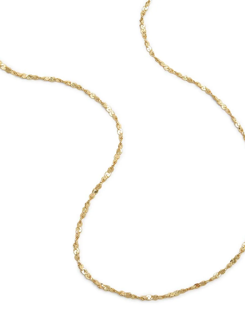 Daisy London Curb Lighweight Chain Necklace 18ct Gold Plate