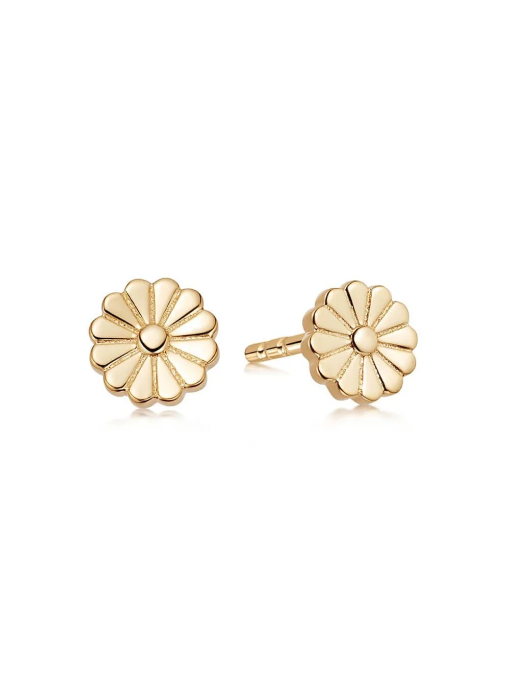 Daisy London Daisy Bloom Stud Earrings 18ct Gold Plate