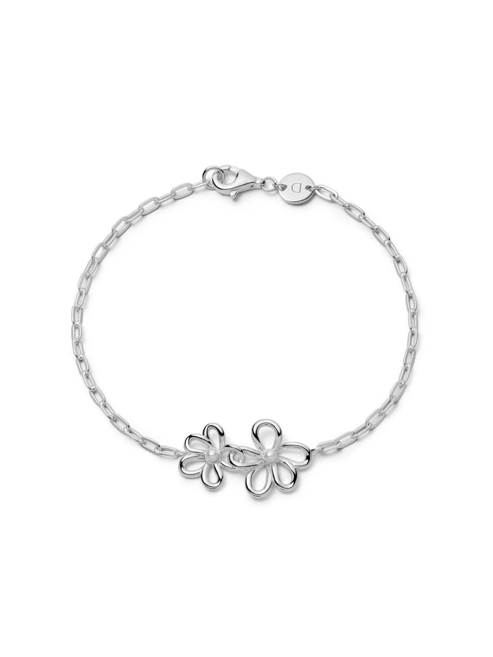 Daisy London Daisy Bow Bracelet Sterling Silver