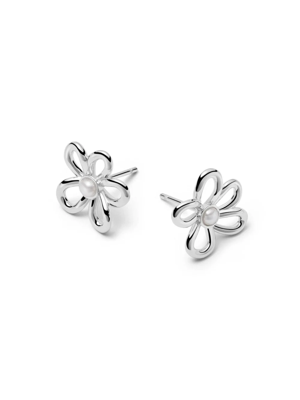Daisy London Daisy Bow Stud Earrings Sterling Silver