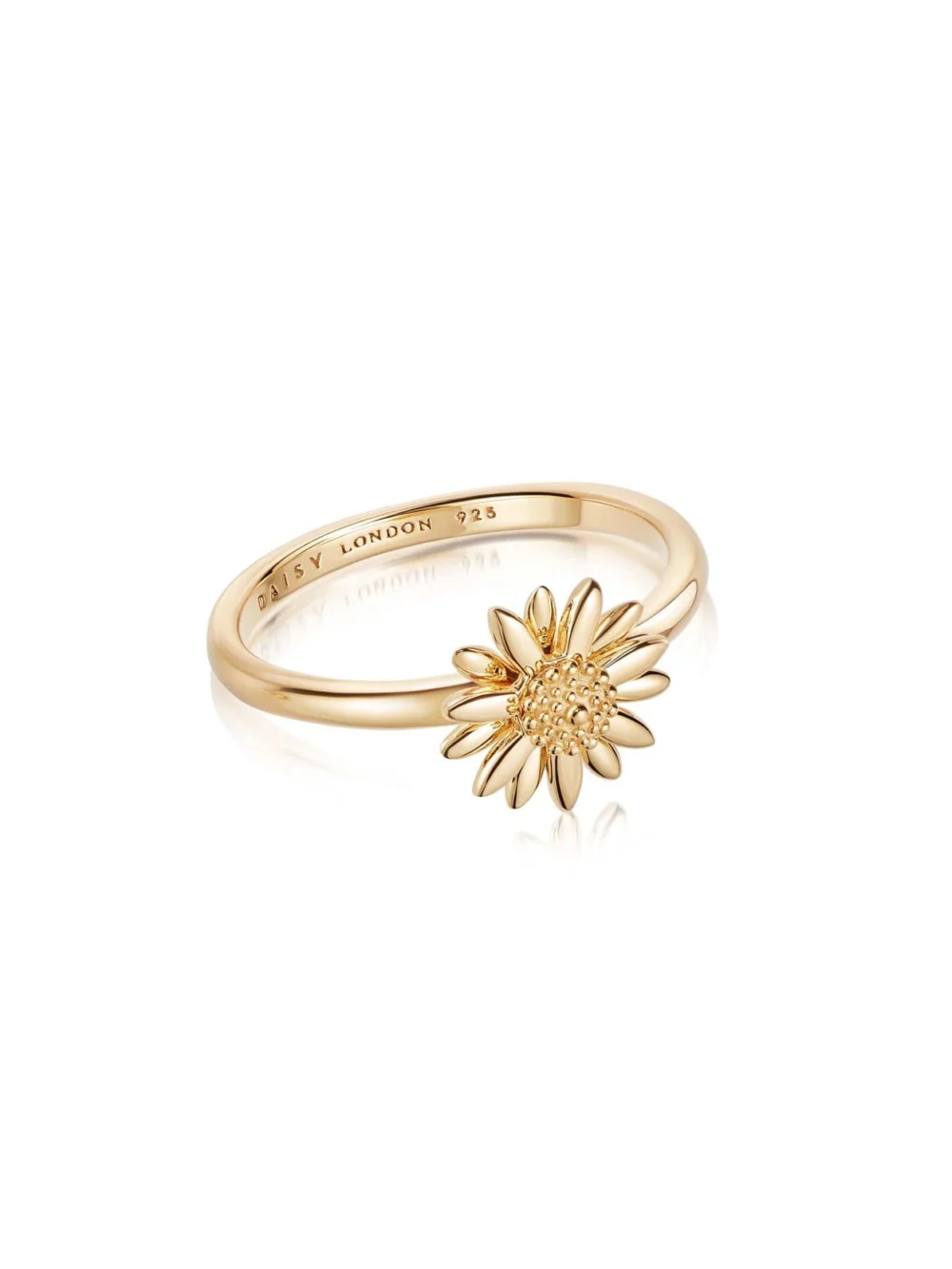 Daisy London English Daisy Ring 18ct Gold Plate