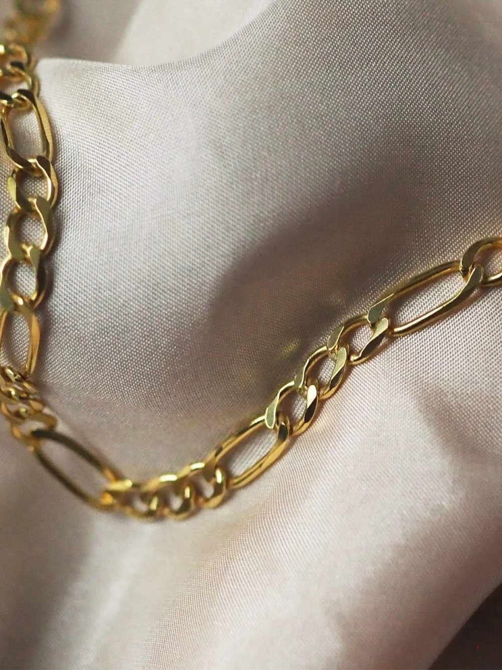 Daisy London Estée Lalonde Figaro Chain Bracelet 18ct Gold Plate, view 3
