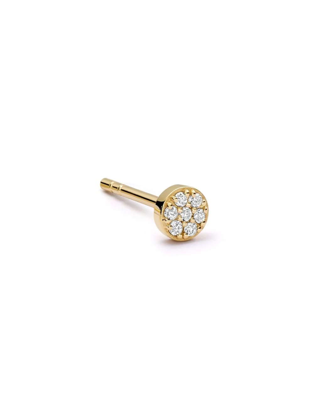 Daisy London Estée Lalonde Fine Diamond Sun Stud Earring 14ct Solid Gold