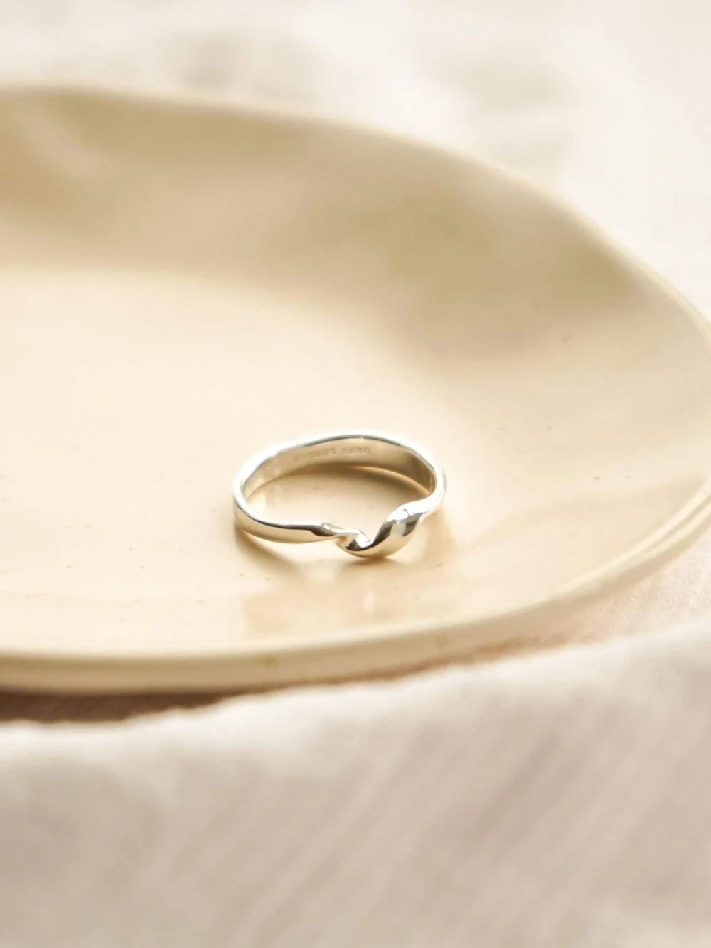 Daisy London Estée Lalonde Flow Ring Sterling Silver, view 2