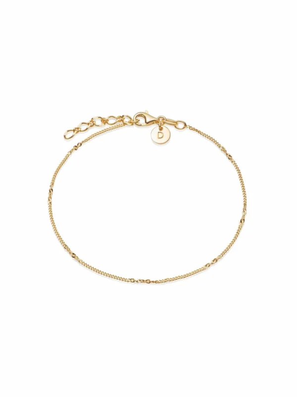 Daisy London Estée Lalonde Forever Chain Bracelet 18ct Gold Plate