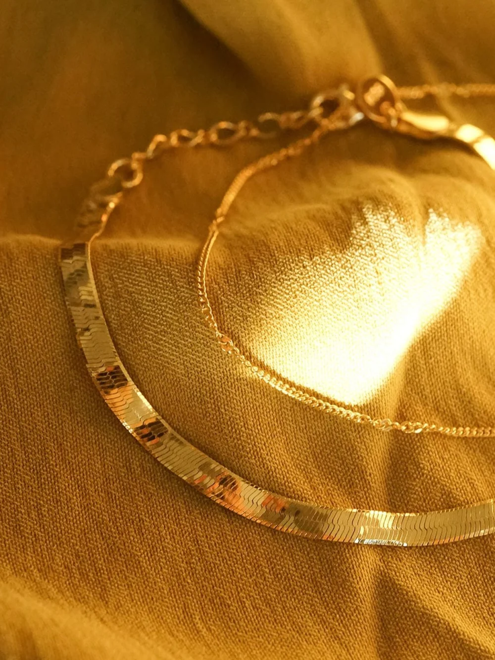 Daisy London Estée Lalonde Forever Wavy Bracelet Set 18ct Gold Plate, view 3