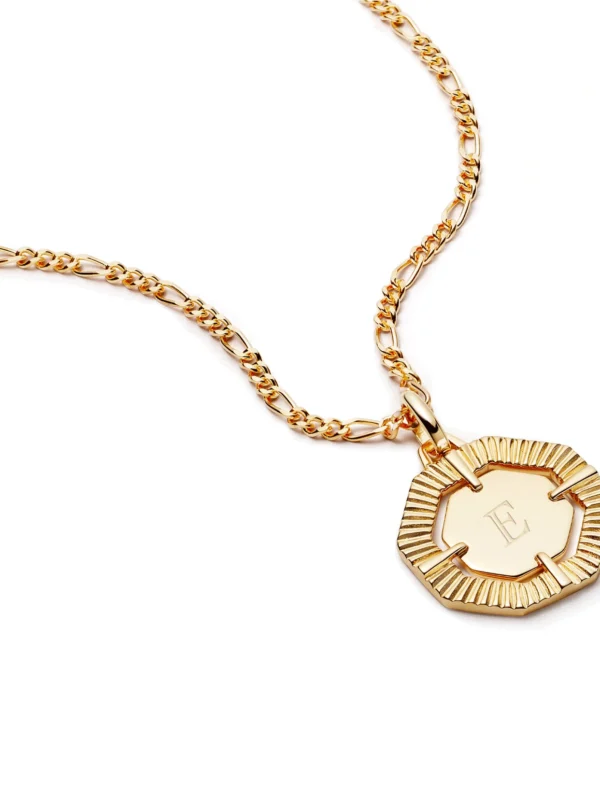 Daisy London Estée Lalonde Octagonal Necklace 18ct Gold Plate