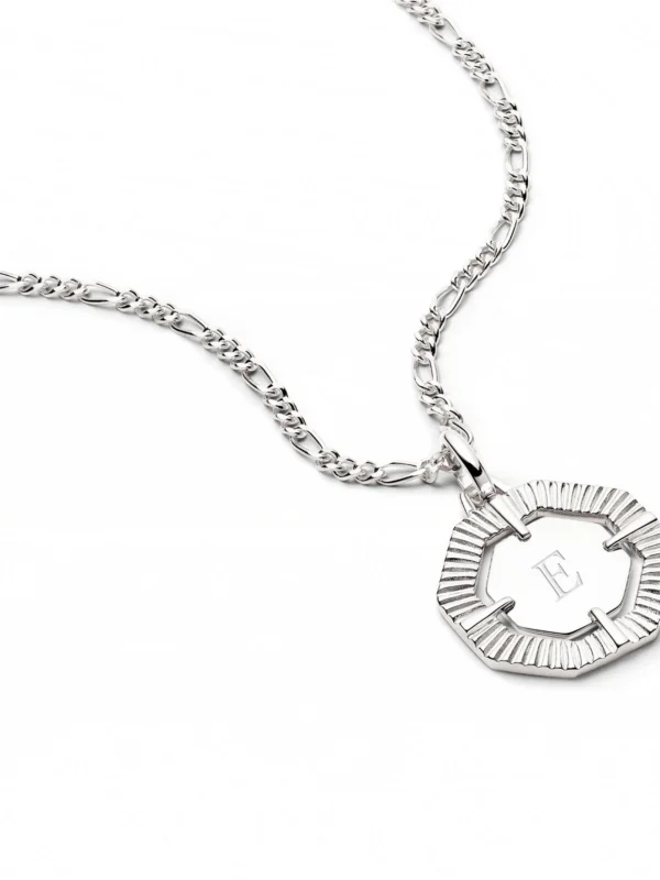 Daisy London Estée Lalonde Octagonal Necklace Sterling Silver