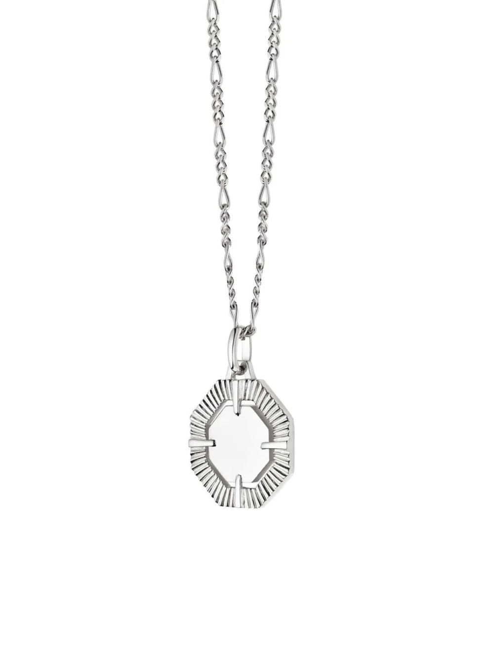 Daisy London Estée Lalonde Octagonal Necklace Sterling Silver, view 5