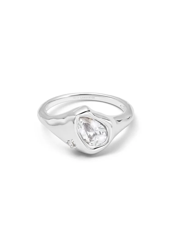 Daisy London Estée Lalonde Organic Sapphire Ring Sterling Silver