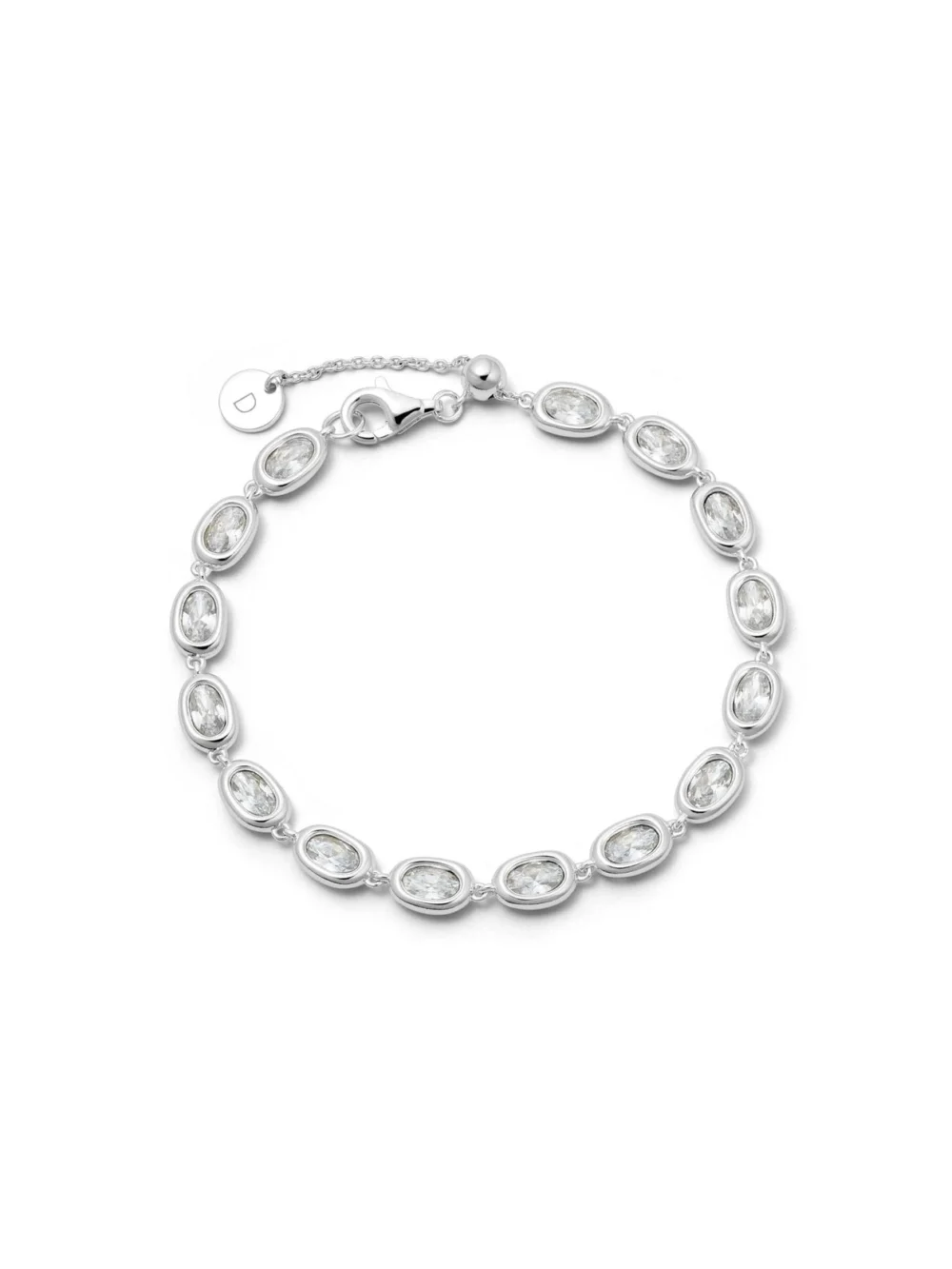 Daisy London Estée Lalonde Sapphire Tennis Bracelet Sterling Silver