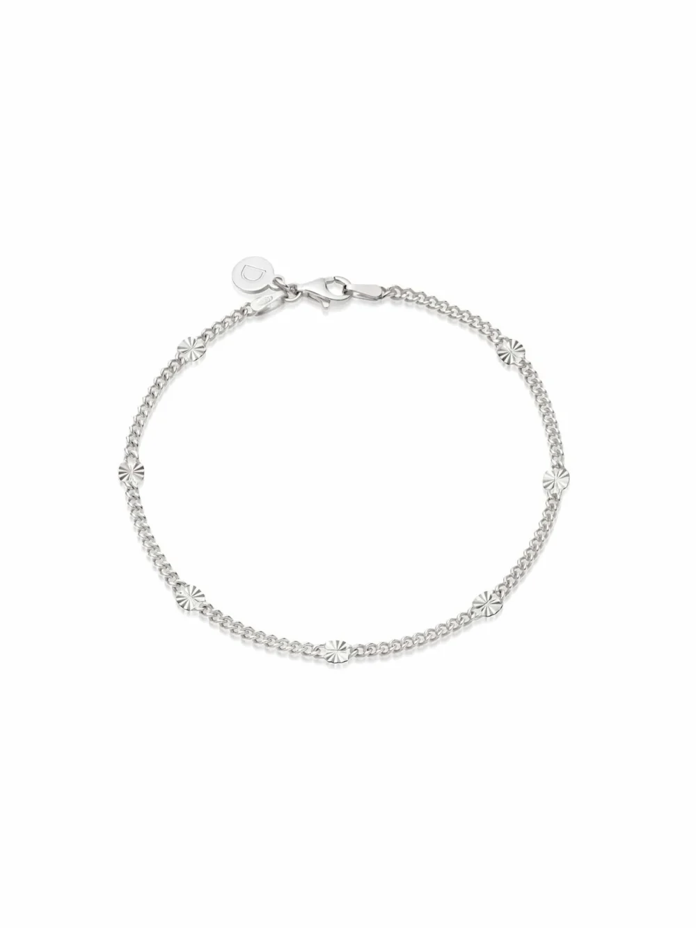 Daisy London Estée Lalonde Sunburst Chain Bracelet Sterling Silver