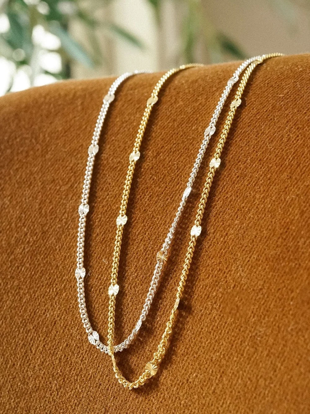 Daisy London Estée Lalonde Sunburst Chain Necklace Sterling Silver, view 5