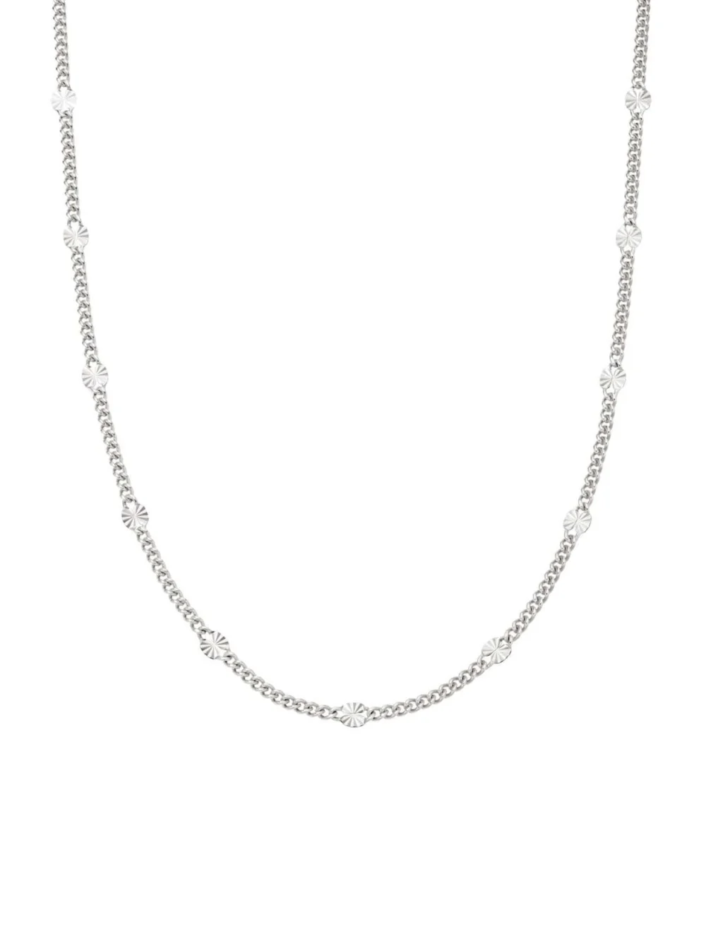 Daisy London Estée Lalonde Sunburst Chain Necklace Sterling Silver, view 6