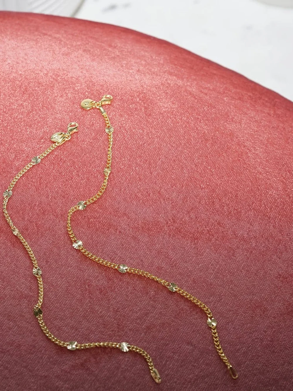 Daisy London Estée Lalonde Sunburst Friendship Bracelet Stack 18ct Gold Plate, view 3