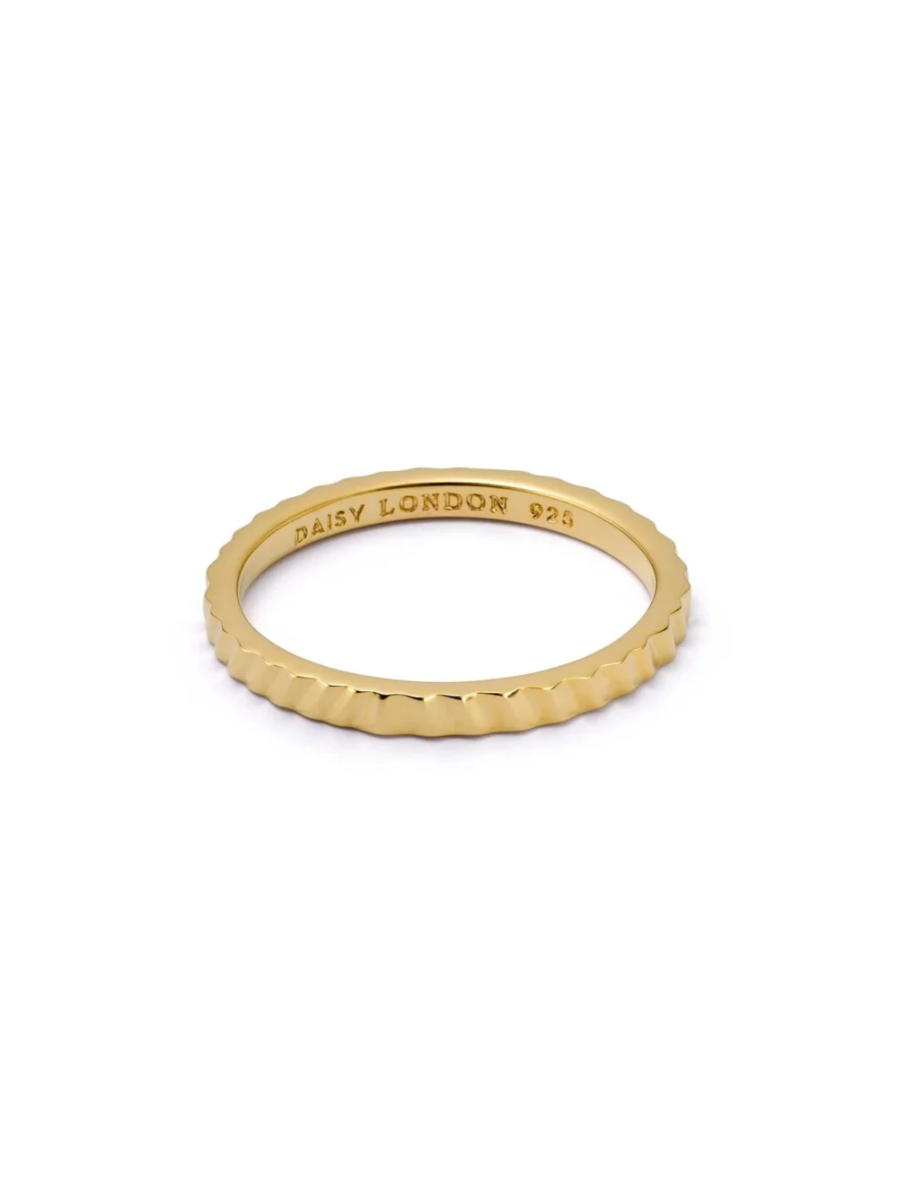 Daisy London Estée Lalonde Sunburst Stacking Ring 18ct Gold Plate